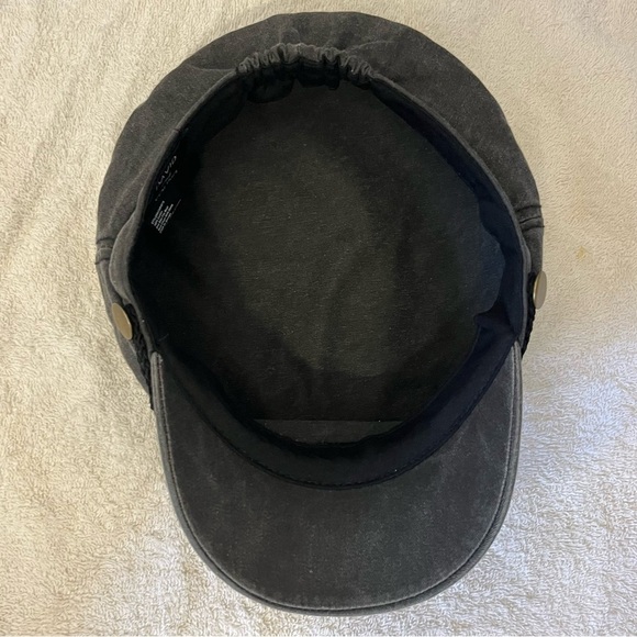 David and Young Gray Denim Cap with Black Trim - Picture 5 of 15